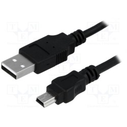 Buy CU0014 1.8m USB MINI CBL 5pin LOGILINK in Cyprus, Nicosia, Limassol, Larnaka, Pafos