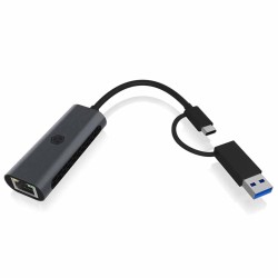 Buy IB-LAN301-C3 USB3.2 TYPE-A TYPE-C TO GIGABIT ETHERNET LAN ADAPTER ICYBOX in Cyprus, Nicosia, Limassol, Larnaka, Pafos