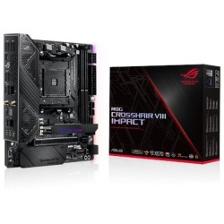 Buy ASUS ROG Crosshair VIII Impact - X570 - AM4 DDR4 Gaming Motherboard, 64GB Max in Cyprus, Nicosia, Limassol, Larnaka, Pafos