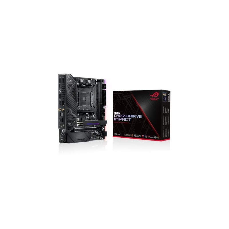 Buy ASUS ROG Crosshair VIII Impact - X570 - AM4 DDR4 Gaming Motherboard, 64GB Max in Cyprus, Nicosia, Limassol, Larnaka, Pafos