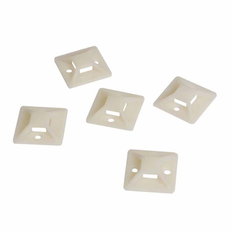 KAB0043 100pcs CABLE TIE MOUNTS 24x24 SELF-ADHESIVE LOGILINK — Buy in Cyprus with Fast Delivery