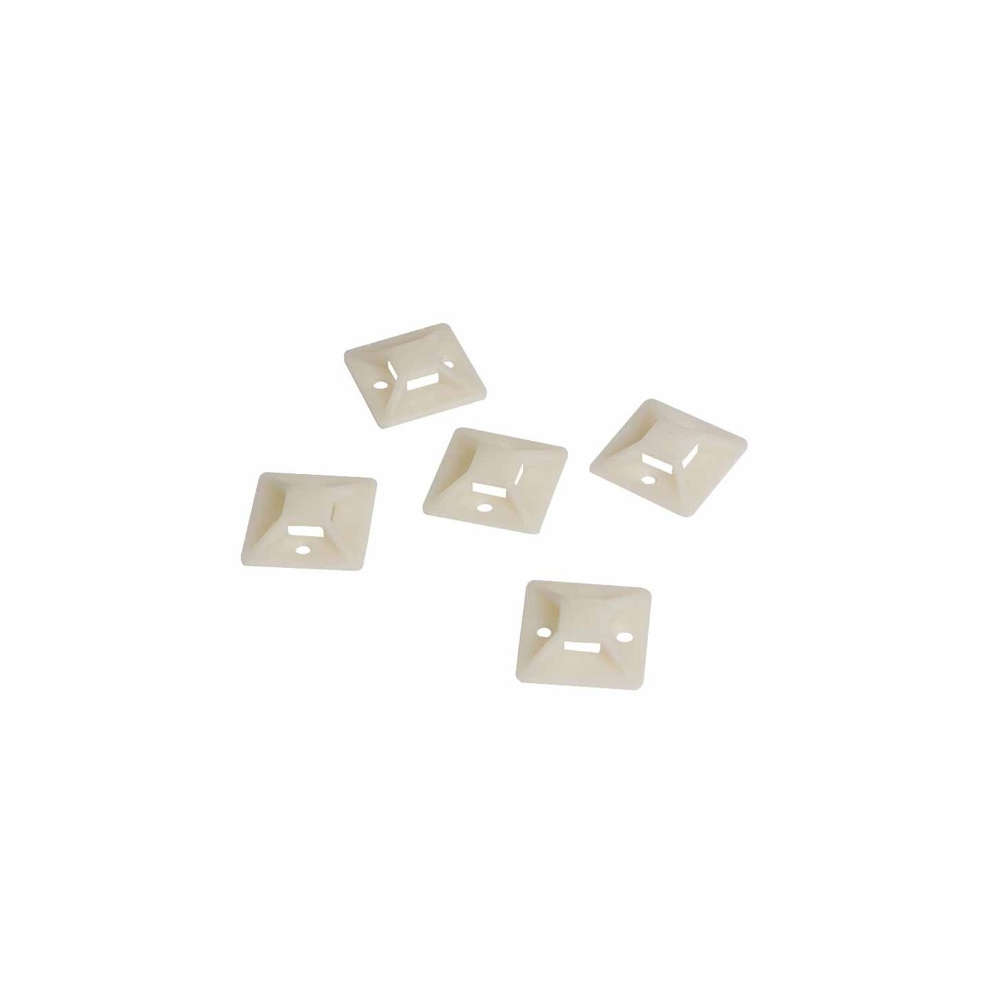 KAB0043 100pcs CABLE TIE MOUNTS 24x24 SELF-ADHESIVE LOGILINK — Buy in Cyprus with Fast Delivery