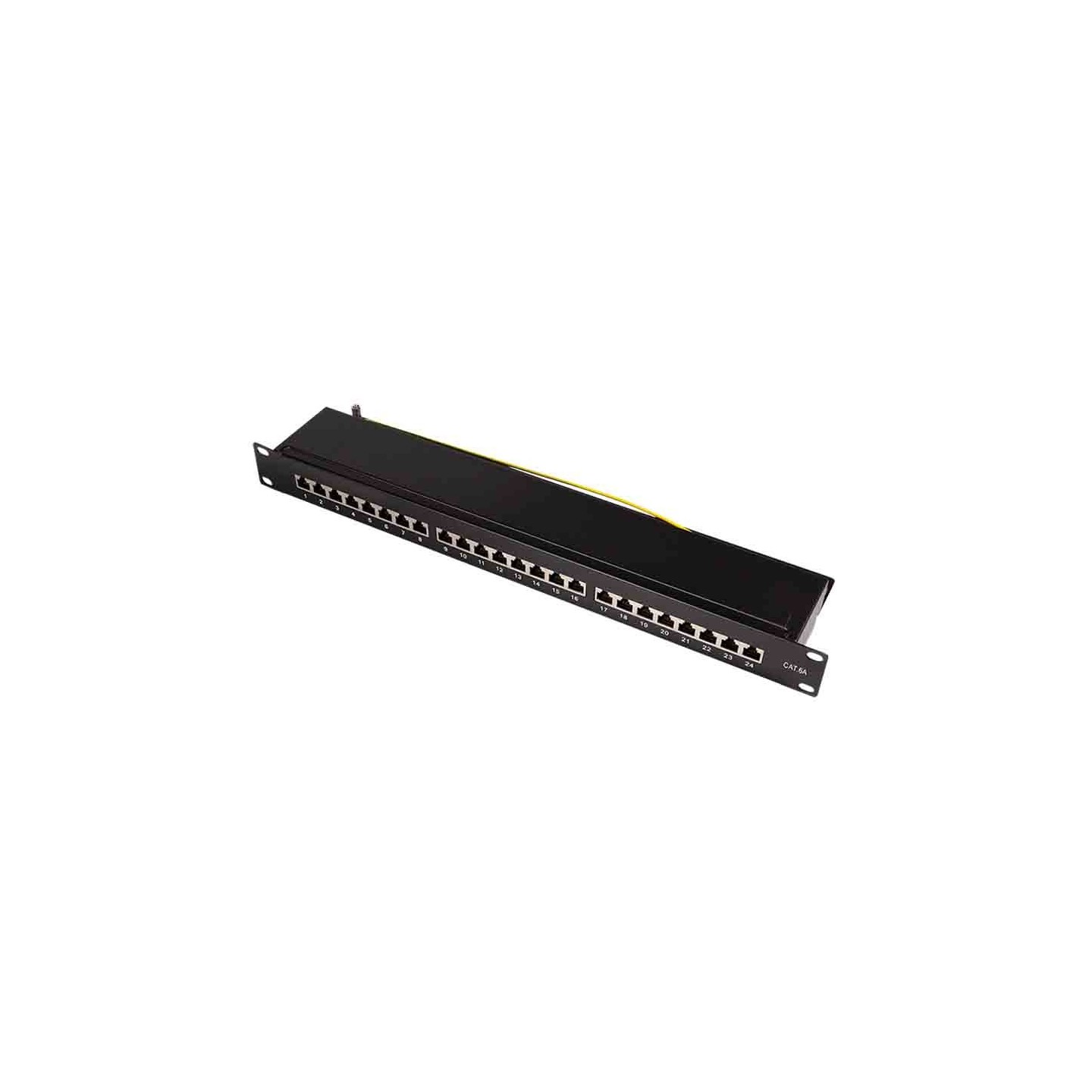 NP0061 CAT6 PATCH PANEL SHIELDED 24-Port 19'MOUNTING BLACK LOGILINK — Buy in Cyprus with Fast Delivery