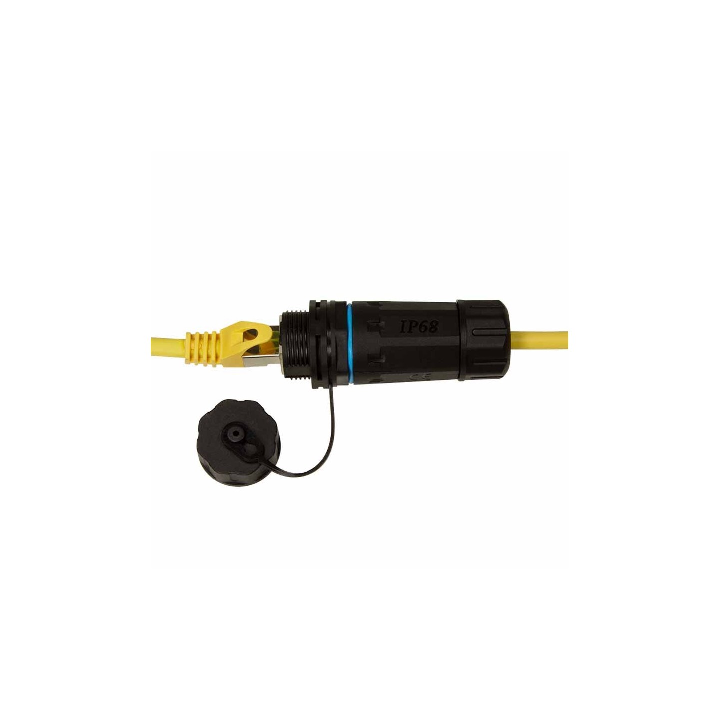 NP0084 OUTDOOR BULKHEAD PATCH COUPLER CAT6A 2xRJ45 IP68 WITH CABLE GLAND, LOGILINK — Buy in Cyprus with Fast Delivery