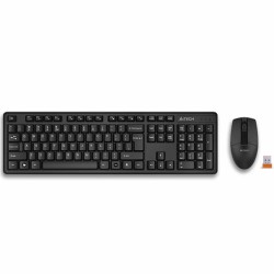A4Tech 3330N Wireless Desktop Keyboard Mouse Combo Black (Boxed) — Buy in Cyprus with Fast Delivery