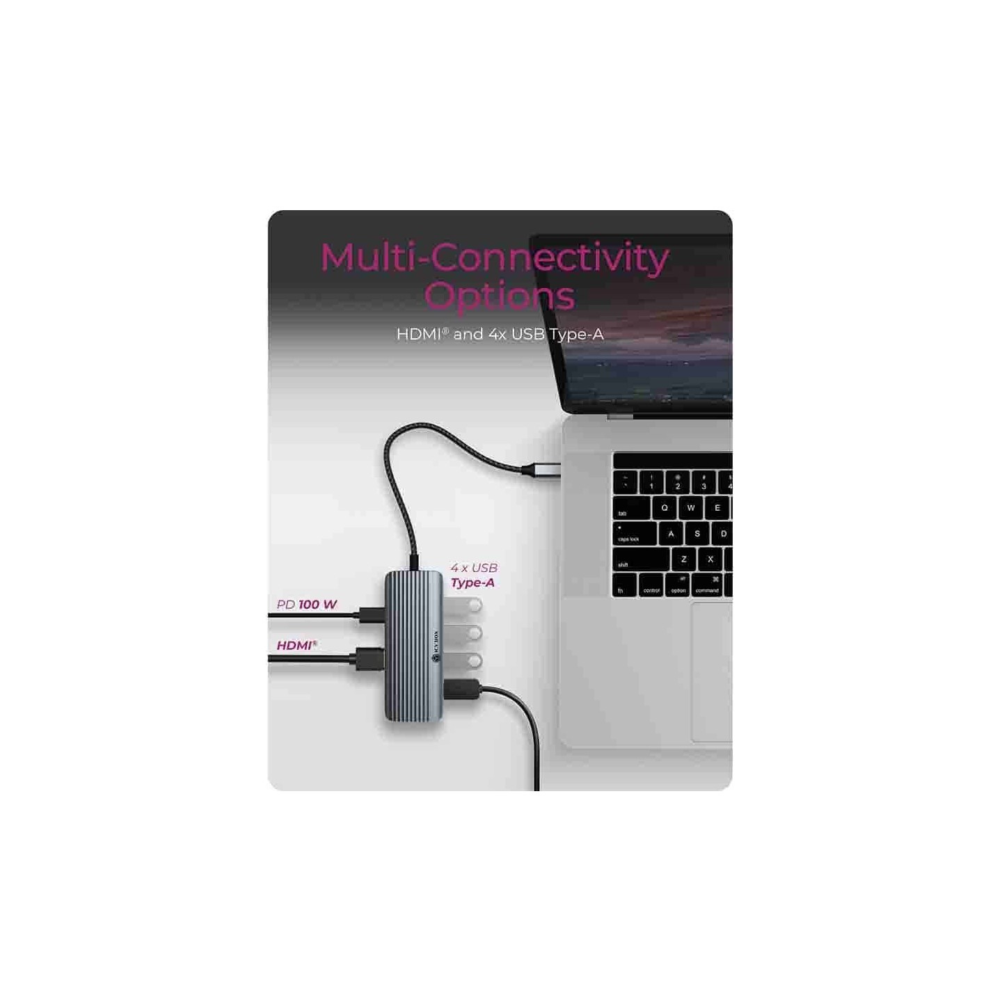 Buy IB-DK4022a-CPD 6in1 USB-C NOTEBOOK DOCKING STATION, ICYBOX in Cyprus, Nicosia, Limassol, Larnaka, Pafos