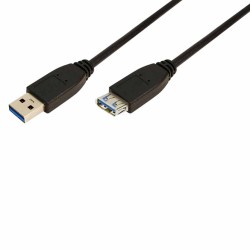 Buy CU0043 3m USB3.0 A-A M F CABLE BLK LOGILINK in Cyprus, Nicosia, Limassol, Larnaka, Pafos