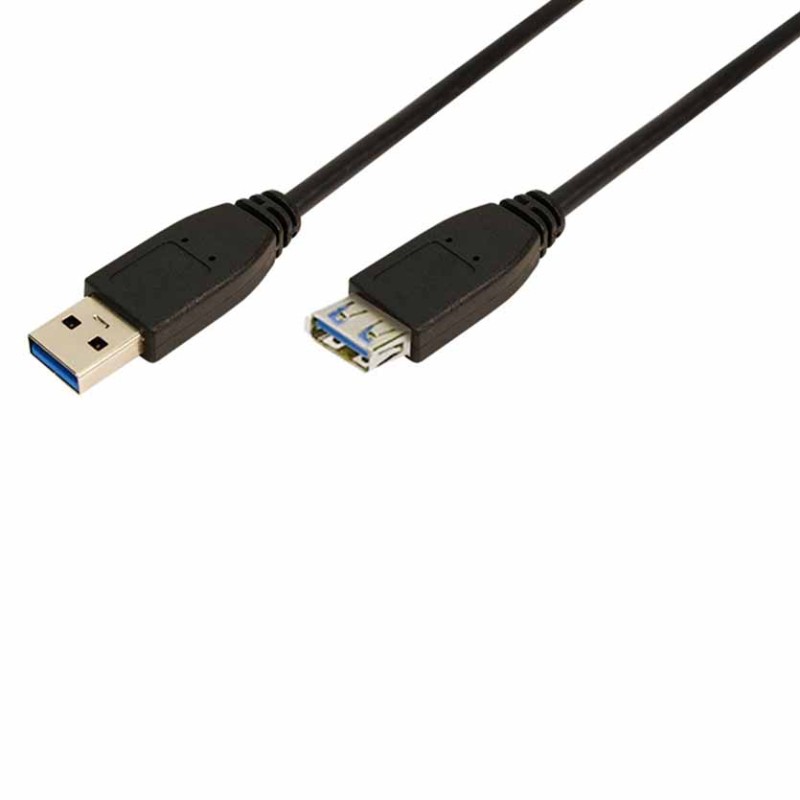 Buy CU0043 3m USB3.0 A-A M F CABLE BLK LOGILINK in Cyprus, Nicosia, Limassol, Larnaka, Pafos