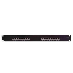 Buy NP0057 CAT.6 PATCH PANEL 16 PORTS SHIELDED, 19 INCH RACK MOUNT, BLACK, LOGILINK in Cyprus, Nicosia, Limassol, Larnaka, Pafos