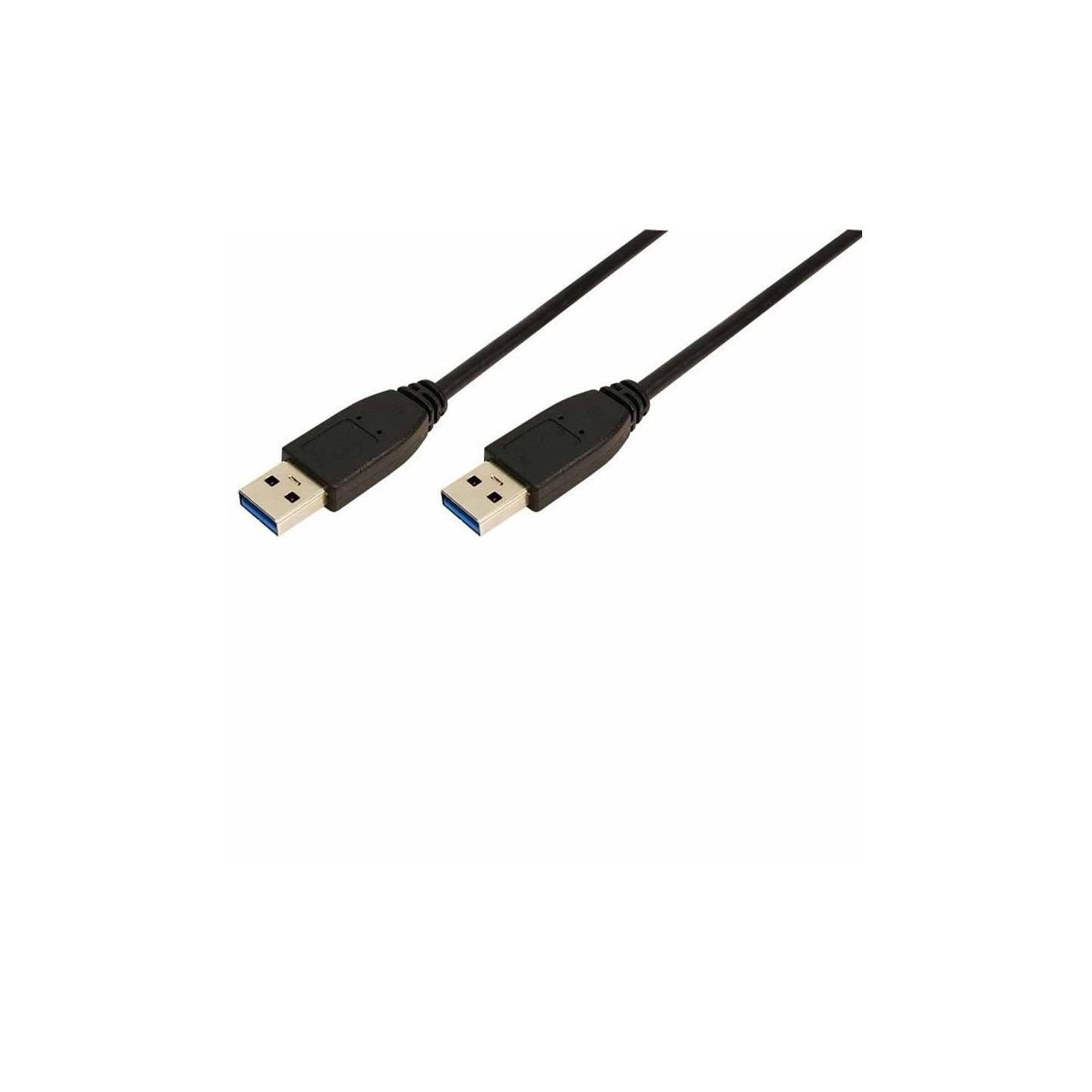 LogiLink CU0038 USB 3.0 1m Cable USB-A to USB-A Black — Armenius Store Cyprus