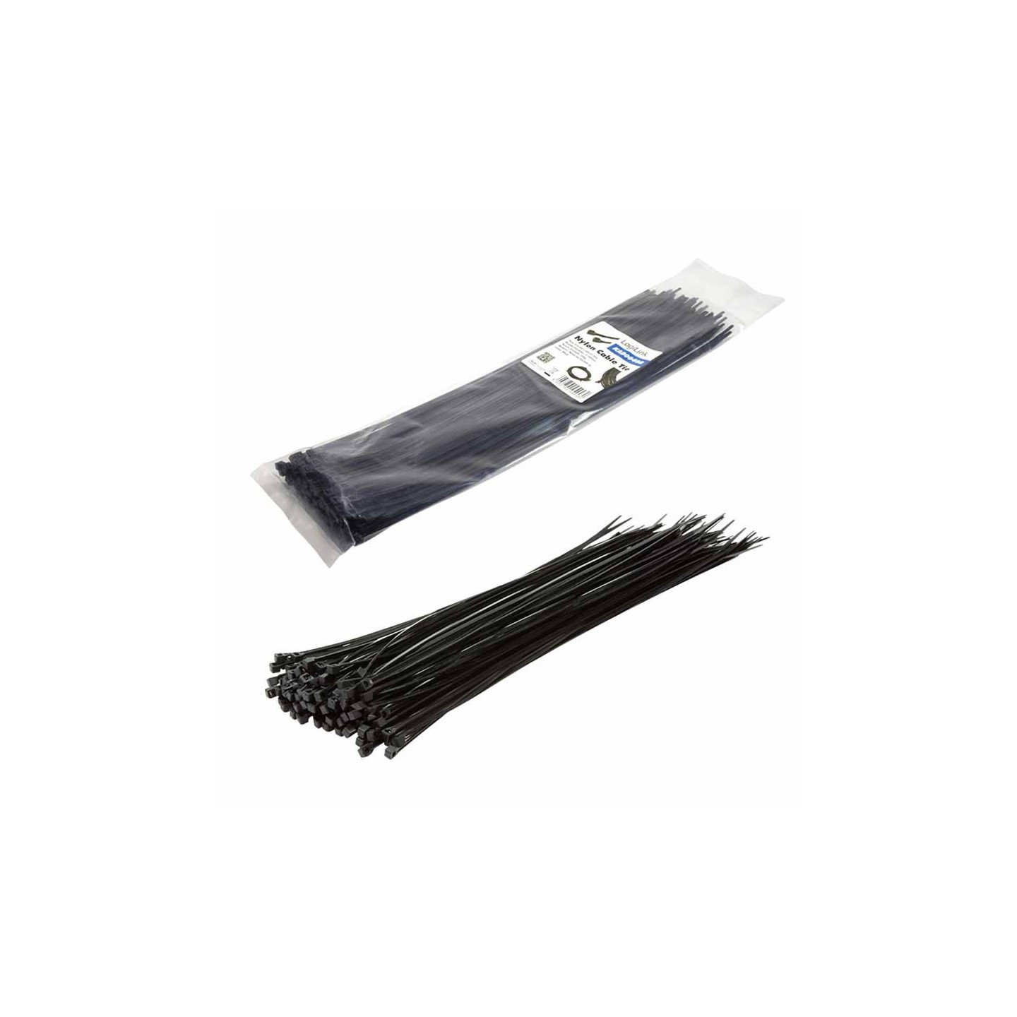 Buy KAB0040B 400mm CABLES TIES INDUSTRIAL STANDARD BLACK LOGILINK in Cyprus, Nicosia, Limassol, Larnaka, Pafos