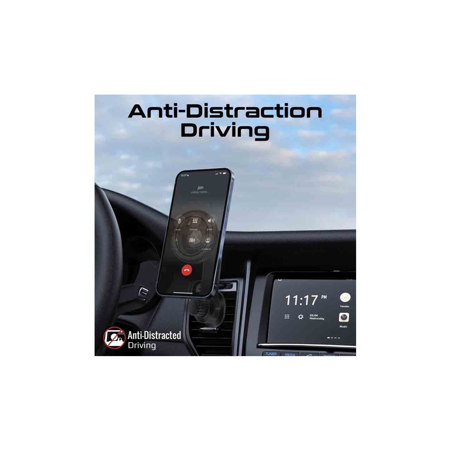 Buy MAGHOOP-AV MAGNETIC RING SMARTPHONE HOLDER FOR AC VENT,GRADLELESS PROMATE in Cyprus, Nicosia, Limassol, Larnaka, Pafos