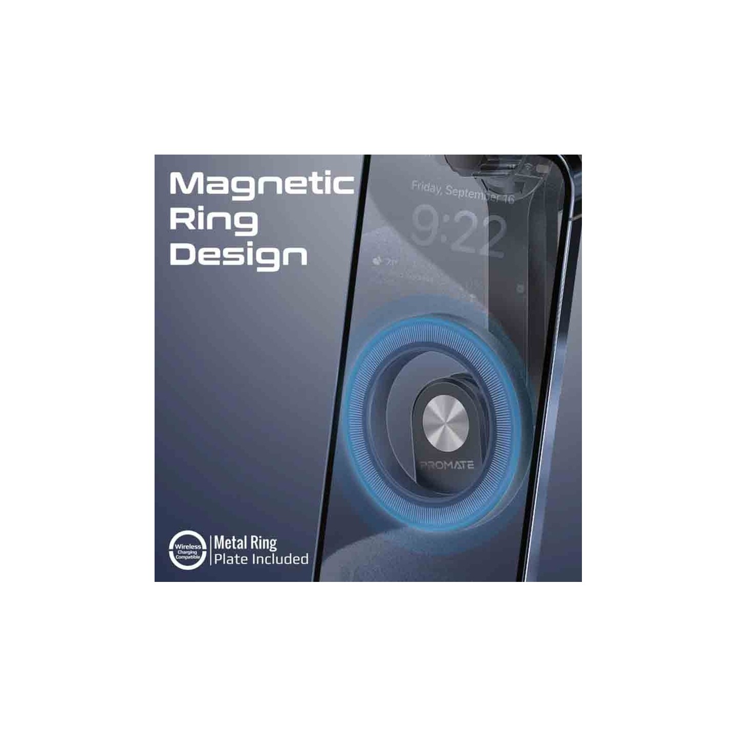 Buy MAGHOOP-AV MAGNETIC RING SMARTPHONE HOLDER FOR AC VENT,GRADLELESS PROMATE in Cyprus, Nicosia, Limassol, Larnaka, Pafos