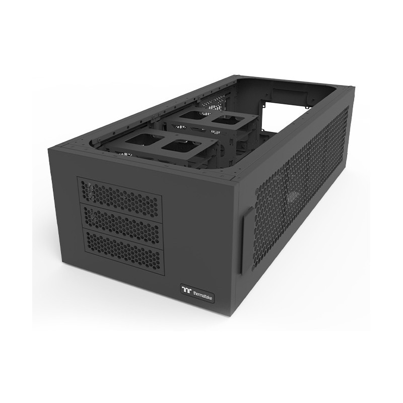 Buy Thermaltake AX100 - Rack PC Case - Black SPCC Steel, 8x3.5\" & 8x2.5\", Supp... in Cyprus, Nicosia, Limassol, Larnaka, Pafos