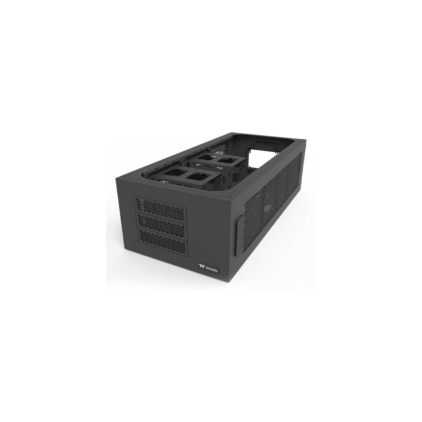 Thermaltake AX100 - Rack PC Case - Black SPCC Steel, 8x3.5\" & 8x2.5\", Supports 480mm Radiator, PSU up to 220mm
