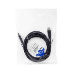 CU0040 3m USB 3.0 CABLE, USB-A M TO USB-A M, BLACK, LOGILINK — Buy in Cyprus with Fast Delivery