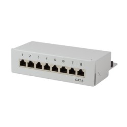 NP0016A 8PORT CAT6 PATCH PANEL SHIELDED LOGILINK — Buy in Cyprus with Fast Delivery