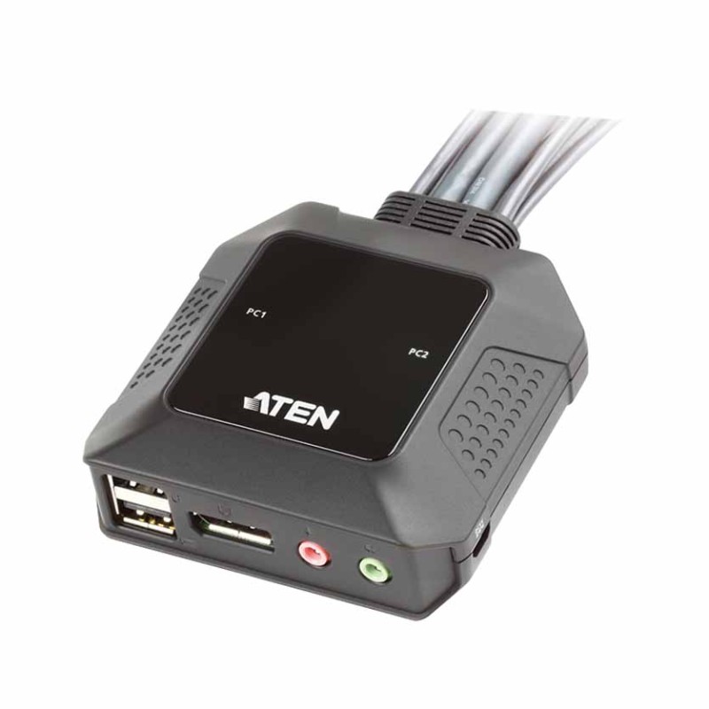 CS22DP 2-PORT USB DISPLAY PORT KVM SWITCH W REMOTE PORT SEL, ATEN — Buy in Cyprus with Fast Delivery