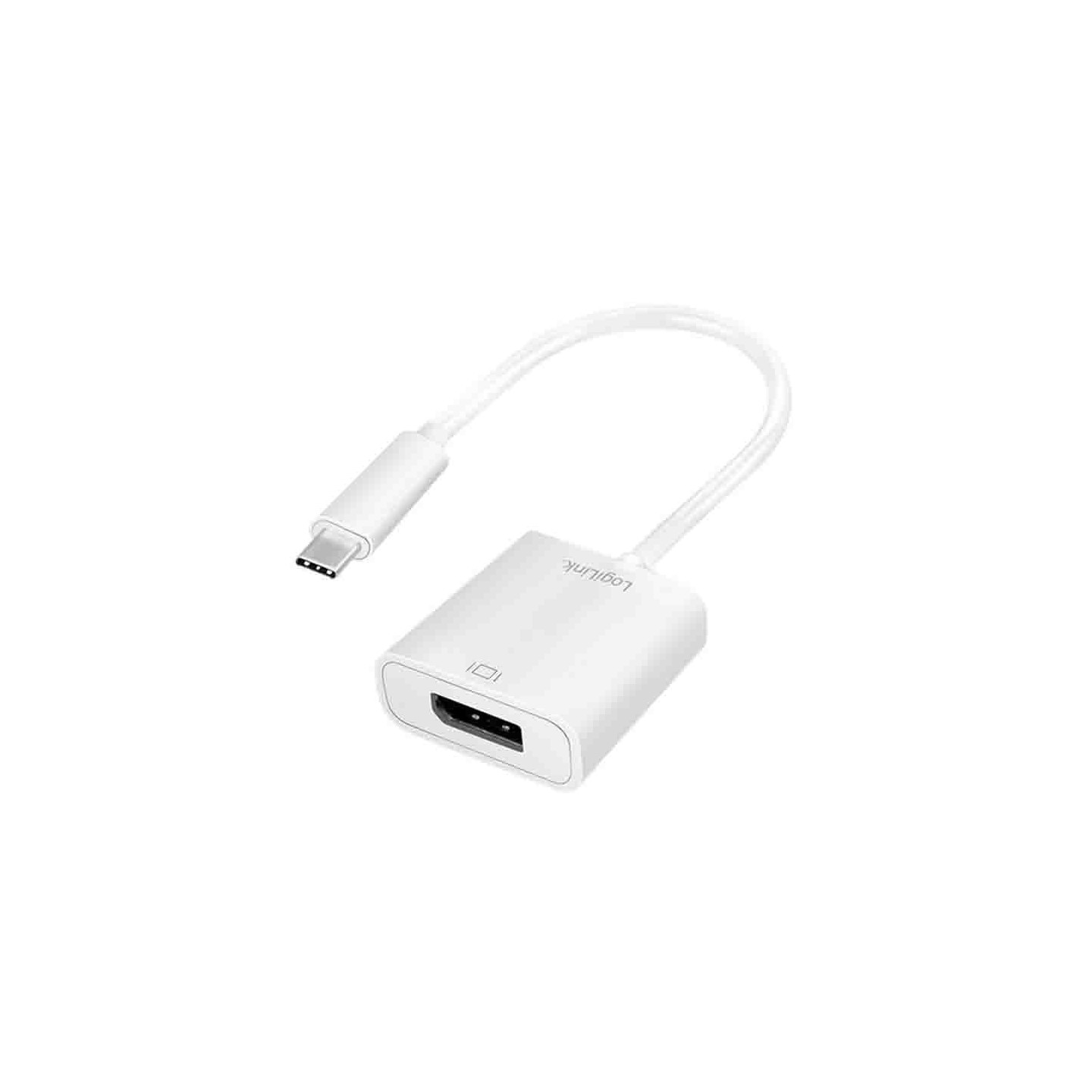 UA0246A - USB TYPE-C ADAPTER, C M TO DP F, 4K 60 HZ, WHITE, 0.15 M LOGILINK — Buy in Cyprus with Fast Delivery