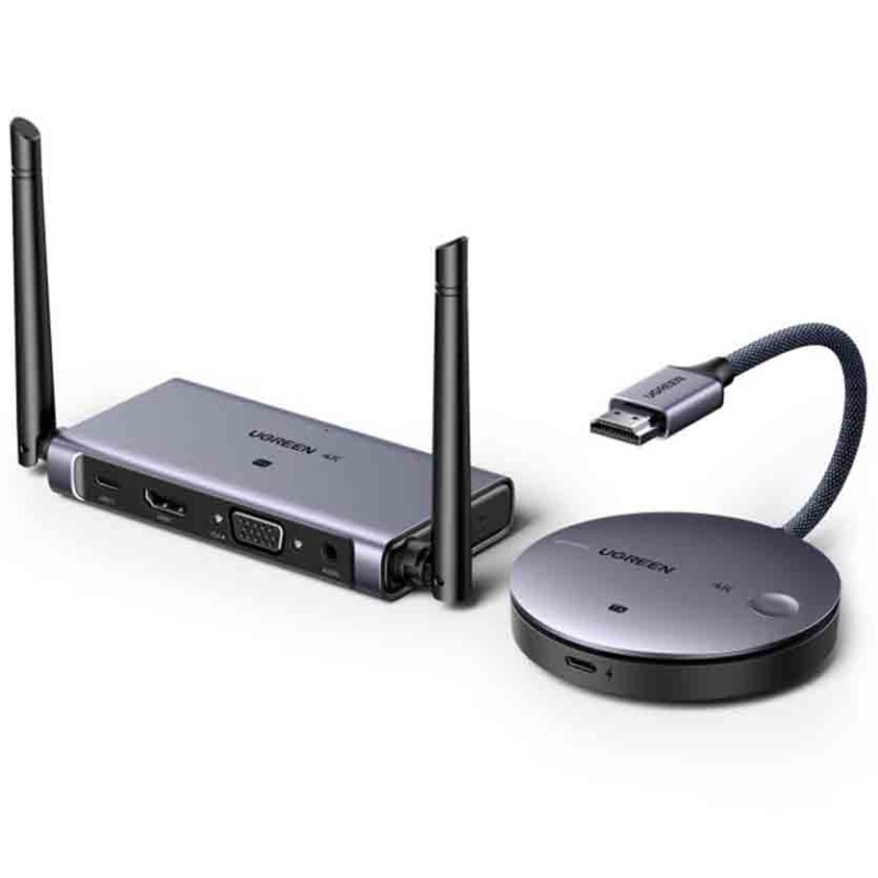 90909A CM586 HDMI WIRELESS TRANSMITTER AND RECEIVER 4K 30HZ UGREEN — Buy in Cyprus with Fast Delivery