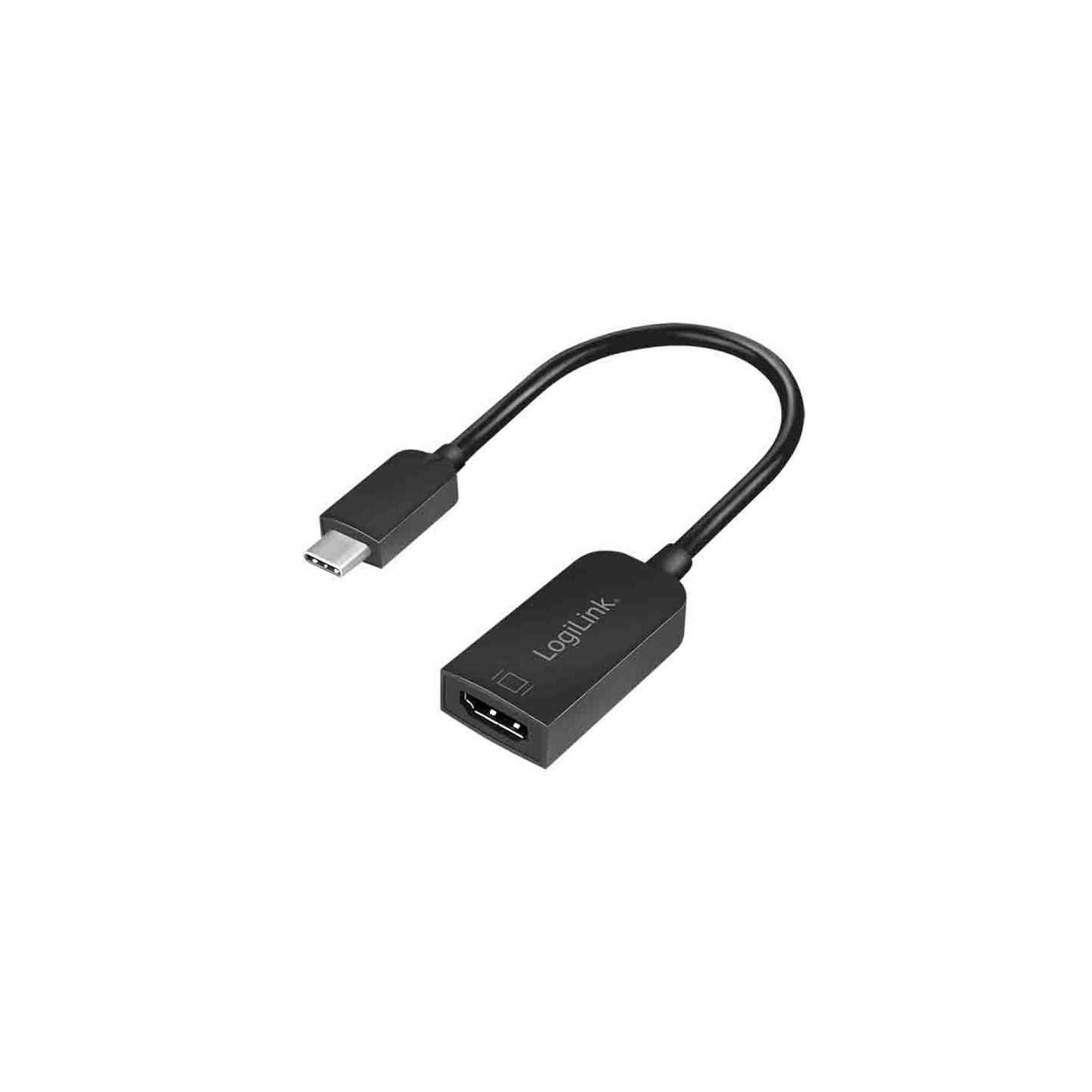 UA0236A USB Type-C ADAPTER, C M to HDMI-A F, 4K 30 Hz, black, 0.15 m LOGILINK — Buy in Cyprus with Fast Delivery
