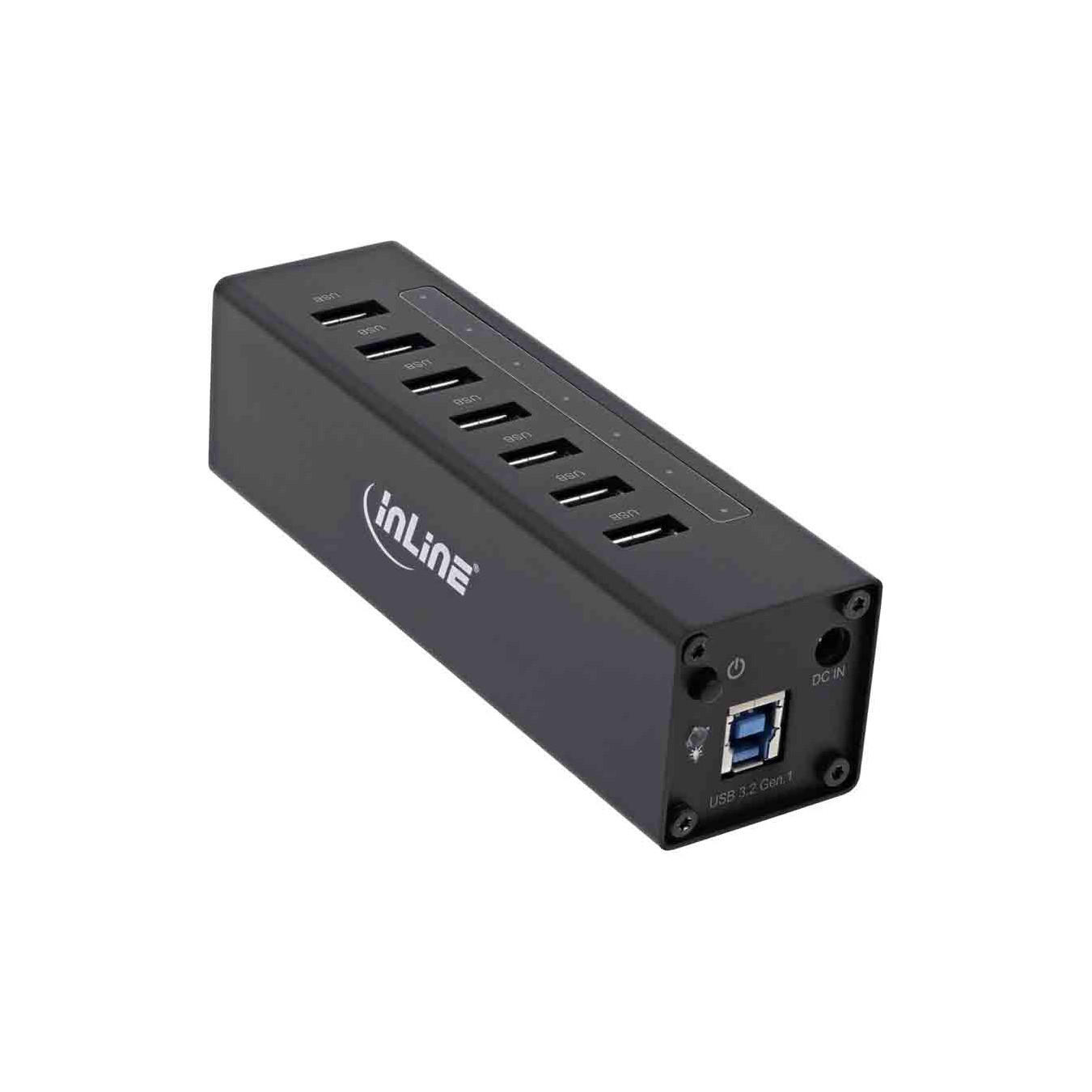 Inline 35395B USB 3.2 7-Port Aluminum Hub – 5Gbps, 2.5A PSU | Armenius Store
