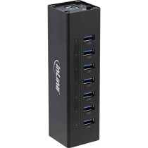 Inline 35395B USB 3.2 7-Port Aluminum Hub – 5Gbps, 2.5A PSU | Armenius Store