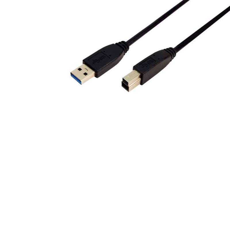 CU0023 USB3.0 Cbl A-MALE to B-MALE 1m LOGILINK — Buy in Cyprus with Fast Delivery