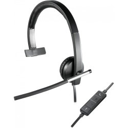 Buy Logitech H650e - Mono On-Ear USB Headset - Black/Silver, Wired (USB-A) in Cyprus, Nicosia, Limassol, Larnaka, Pafos