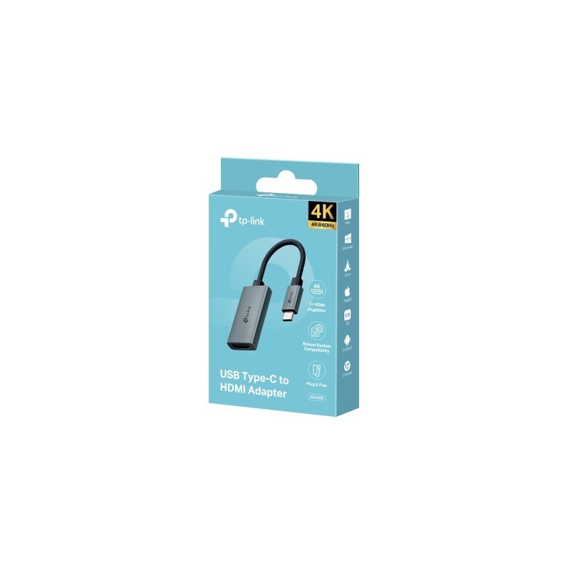 Buy TP-Link USB-C to HDMI Adapter - UA520C - 4K@60Hz, USB Type-C to HDMI, Multi-... in Cyprus, Nicosia, Limassol, Larnaka, Pafos