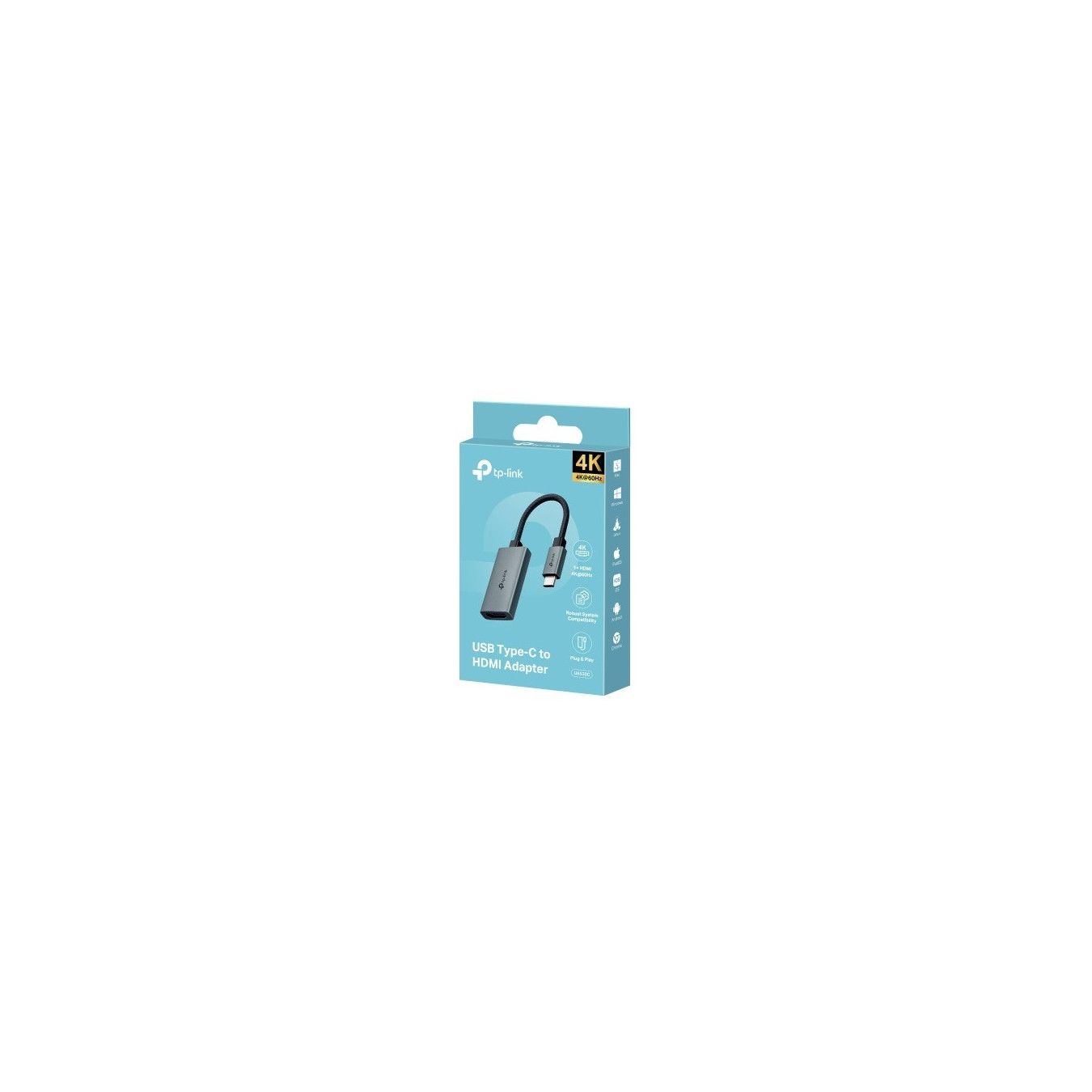 TP-Link USB-C to HDMI Adapter - UA520C - 4K@60Hz, USB Type-C to HDMI, Multi-OS Compatible — Buy in Cyprus with Fast Delivery