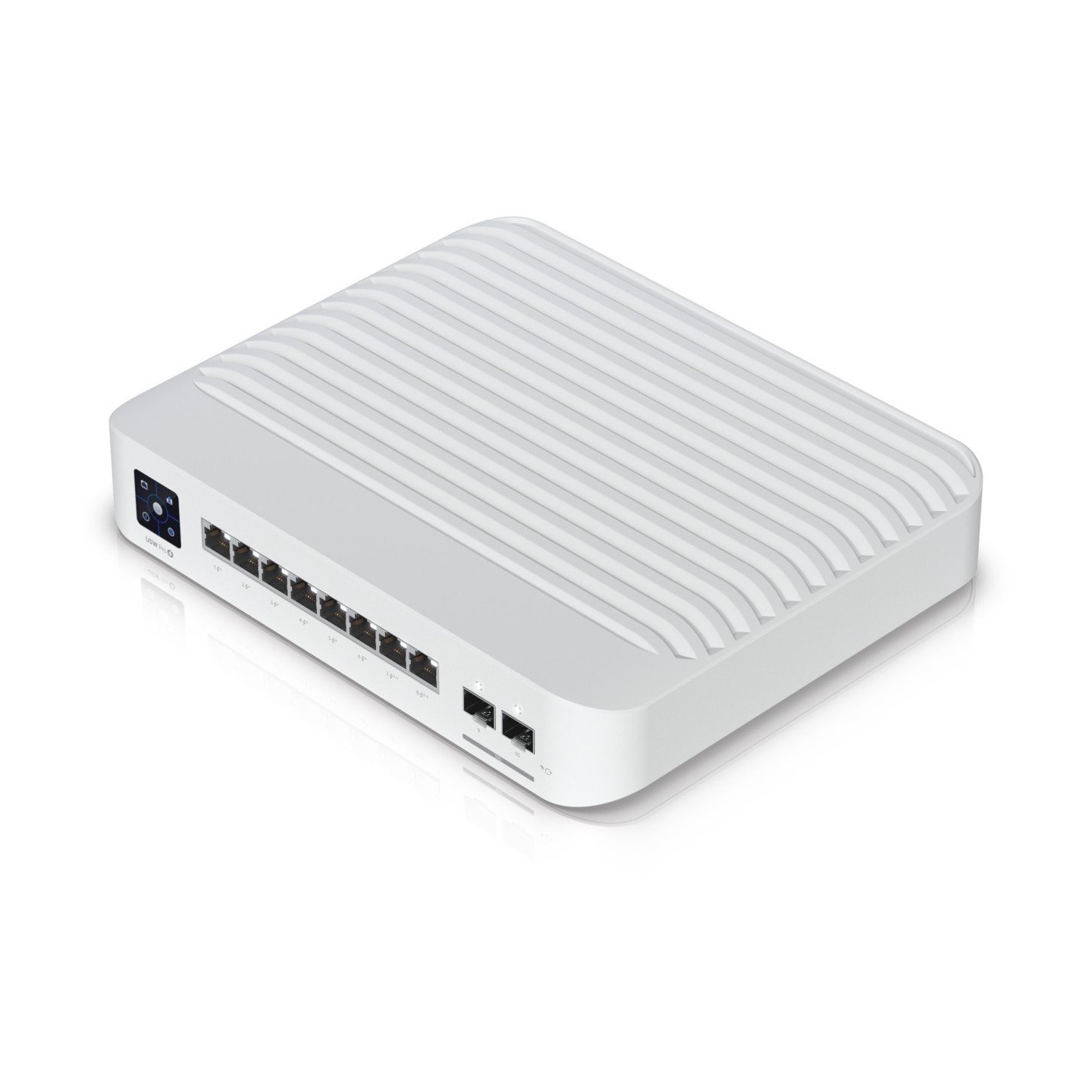 Ubiquiti UniFi USW-Pro-8-POE - 8x Gigabit PoE, 2x SFP+, 120W PoE Budget, L2/L3 Managed, White, 1U