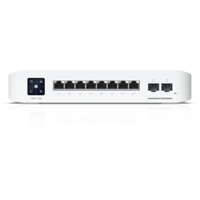 Buy Ubiquiti UniFi USW-Pro-8-POE - 8x Gigabit PoE, 2x SFP+, 120W PoE Budget, L2/... in Cyprus, Nicosia, Limassol, Larnaka, Pafos