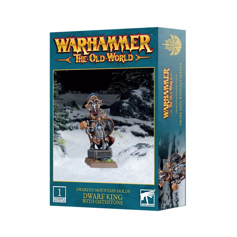 DWARFEN HOLDS: DWARF KING WITH OATHSTONE — Buy in Cyprus with Fast Delivery