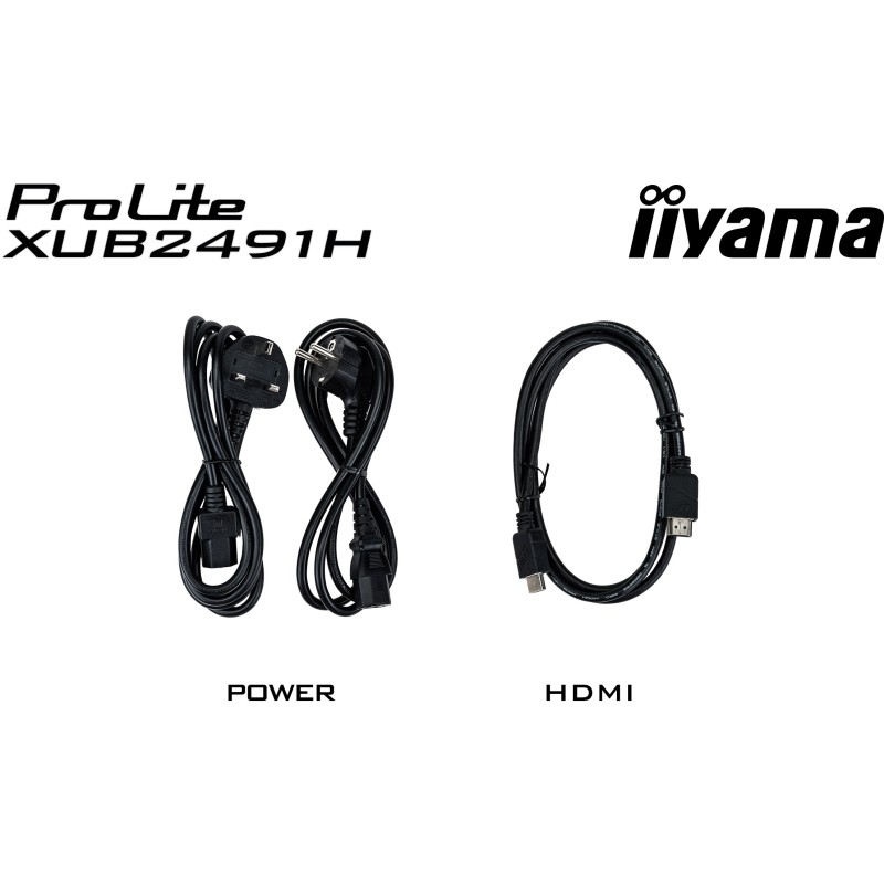 Buy iiyama ProLite XUB2491H - 23.8\" IPS 100Hz Full HD 0.5ms - Black, 150mm Heig... in Cyprus, Nicosia, Limassol, Larnaka, Pafos