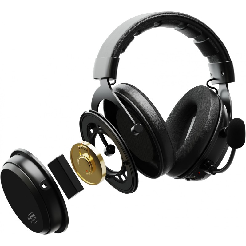 Buy CHERRY Xtrfy H3 Wireless Gaming Headset - Black - Bluetooth, USB-C, 100h Bat... in Cyprus, Nicosia, Limassol, Larnaka, Pafos