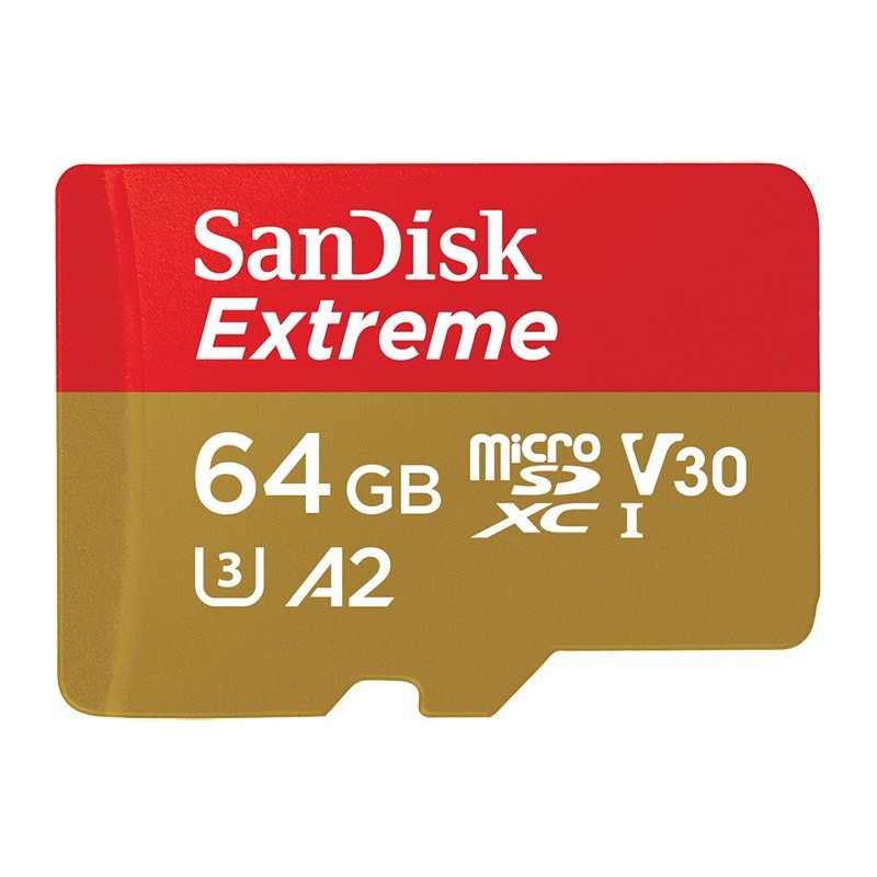 Buy SanDisk Extreme microSDXC - 64GB - 170 MB/s Read, 80 MB/s Write - V30 U3 A2 ... in Cyprus, Nicosia, Limassol, Larnaka, Pafos