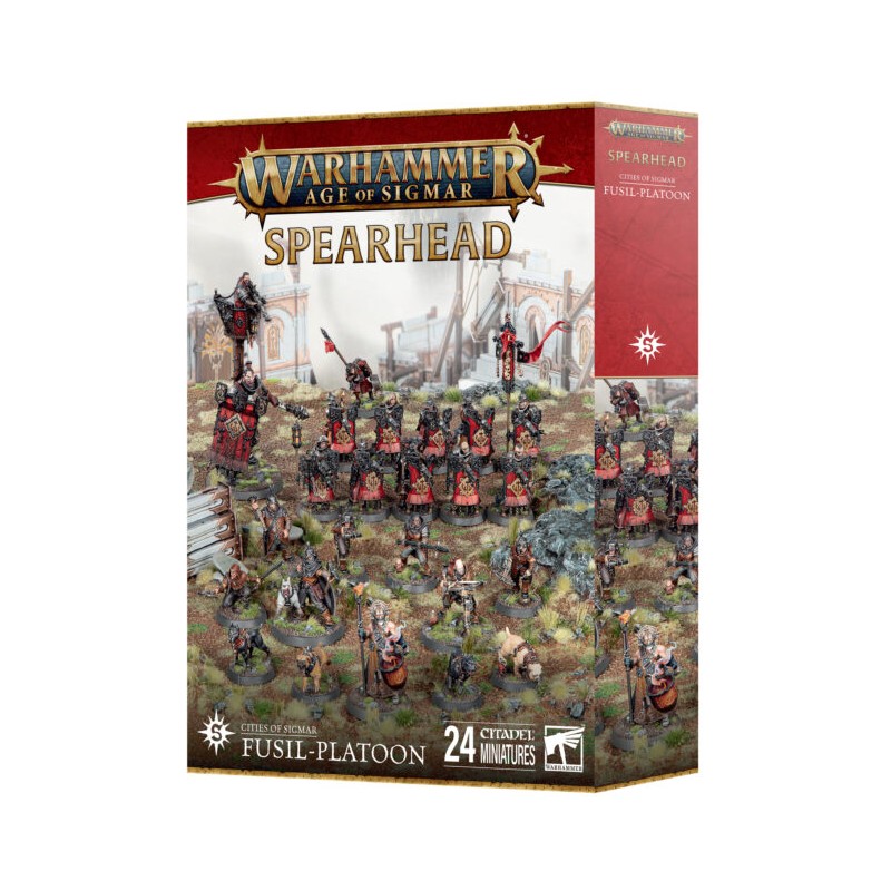 SPEARHEAD:CITIES OF SIGMAR FUSIL-PLATOON — Buy in Cyprus with Fast Delivery