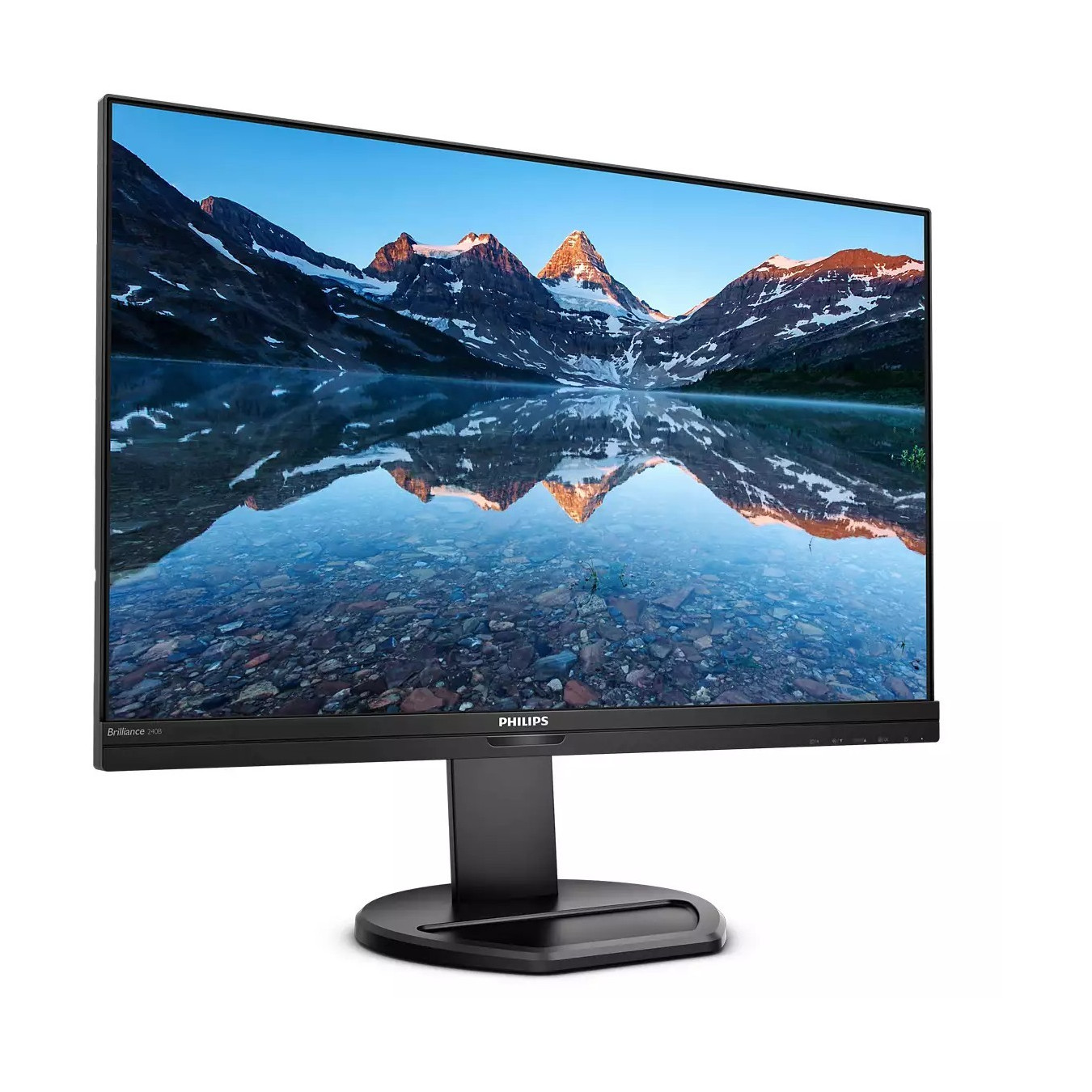 Philips B Line 240B9/00 24.1-inch WUXGA IPS Monitor - 1920x1200, 16:10, 4ms, 75Hz, HDMI/DP/DVI/VGA, Speakers, Black
