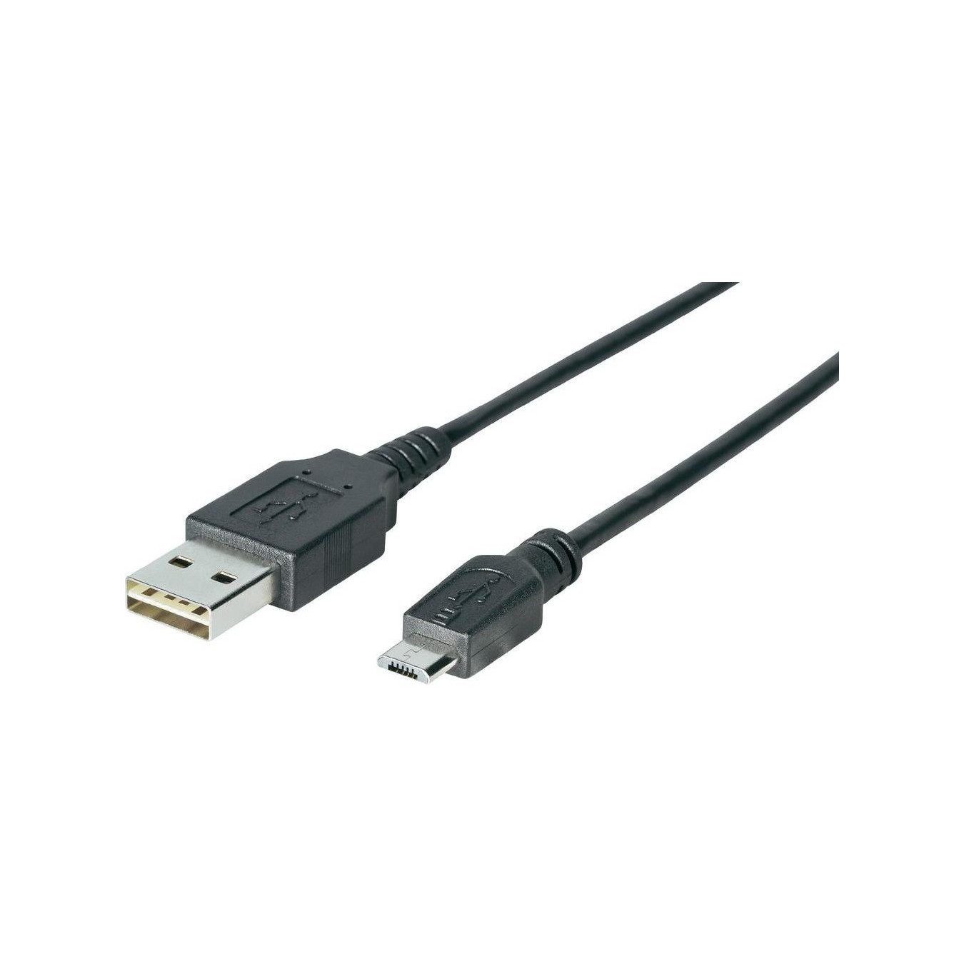 Sharkoon USB 2.0 A to Micro-B Cable - 3 m - Black - Male/Male, 480 Mbps — Buy in Cyprus with Fast Delivery