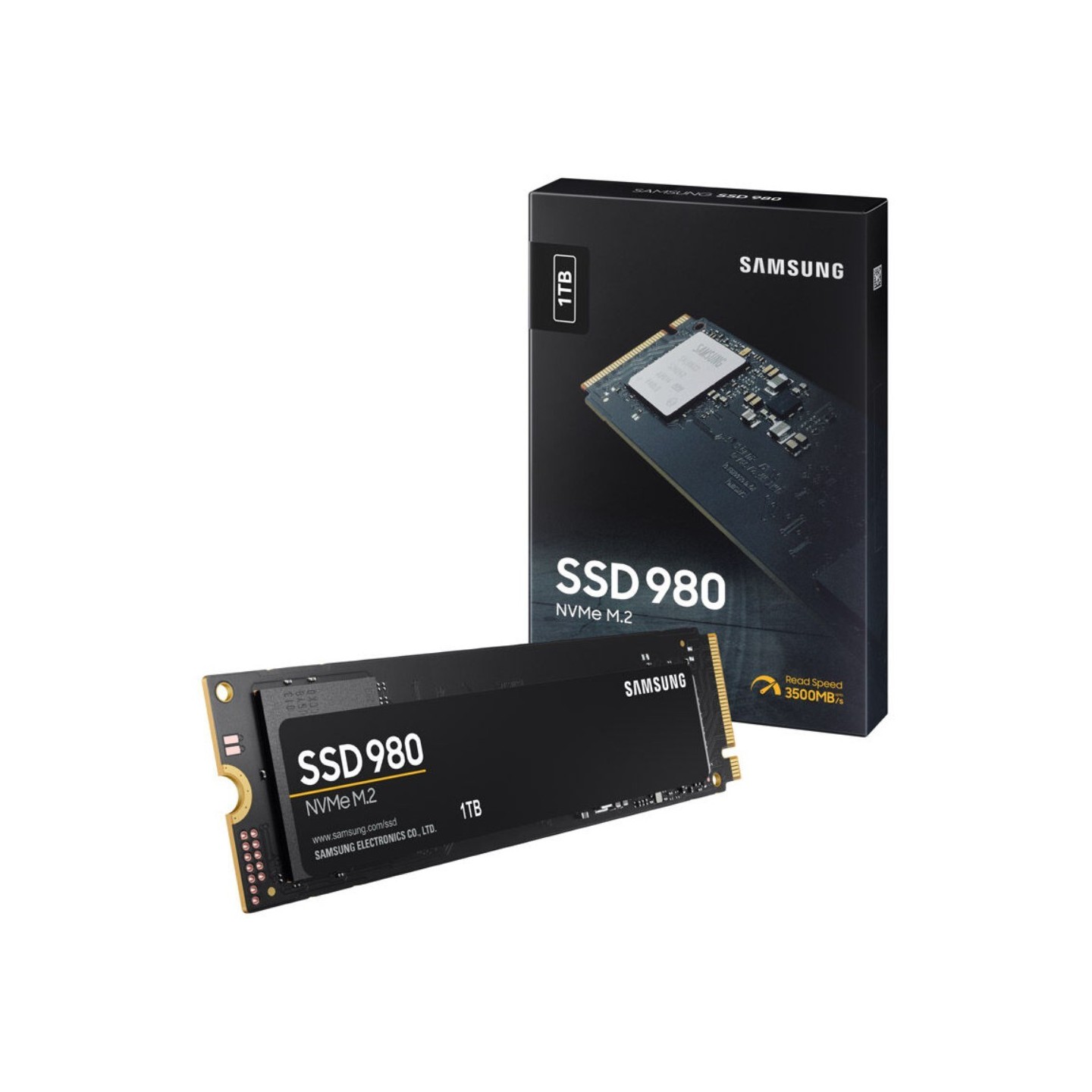 Samsung 980 1TB M.2 2280 NVMe SSD - PCIe 3.0 x4 3500 MB/s - MZ-V8V1T0BW (Boxed) — Buy in Cyprus with Fast Delivery