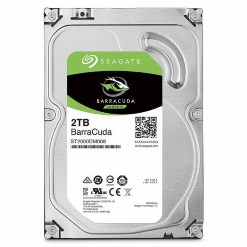 Seagate BarraCuda 2TB - 7200 RPM 256MB SATA III 3.5-inch Internal HDD - ST2000DM008 (Boxed) — Buy in Cyprus with Fast Delivery