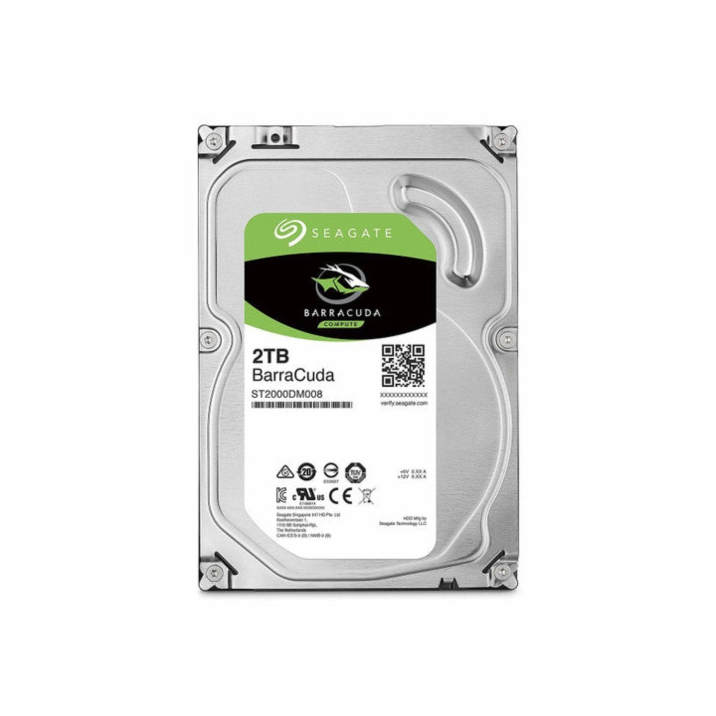 Seagate BarraCuda 2TB - 7200 RPM 256MB SATA III 3.5-inch Internal HDD - ST2000DM008 (Boxed) — Buy in Cyprus with Fast Delivery