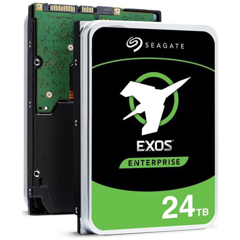 Seagate Exos X24 24TB 3.5" SATA III Enterprise HDD - 7200 RPM 512MB Cache - ST24000NM007H (Bulk)