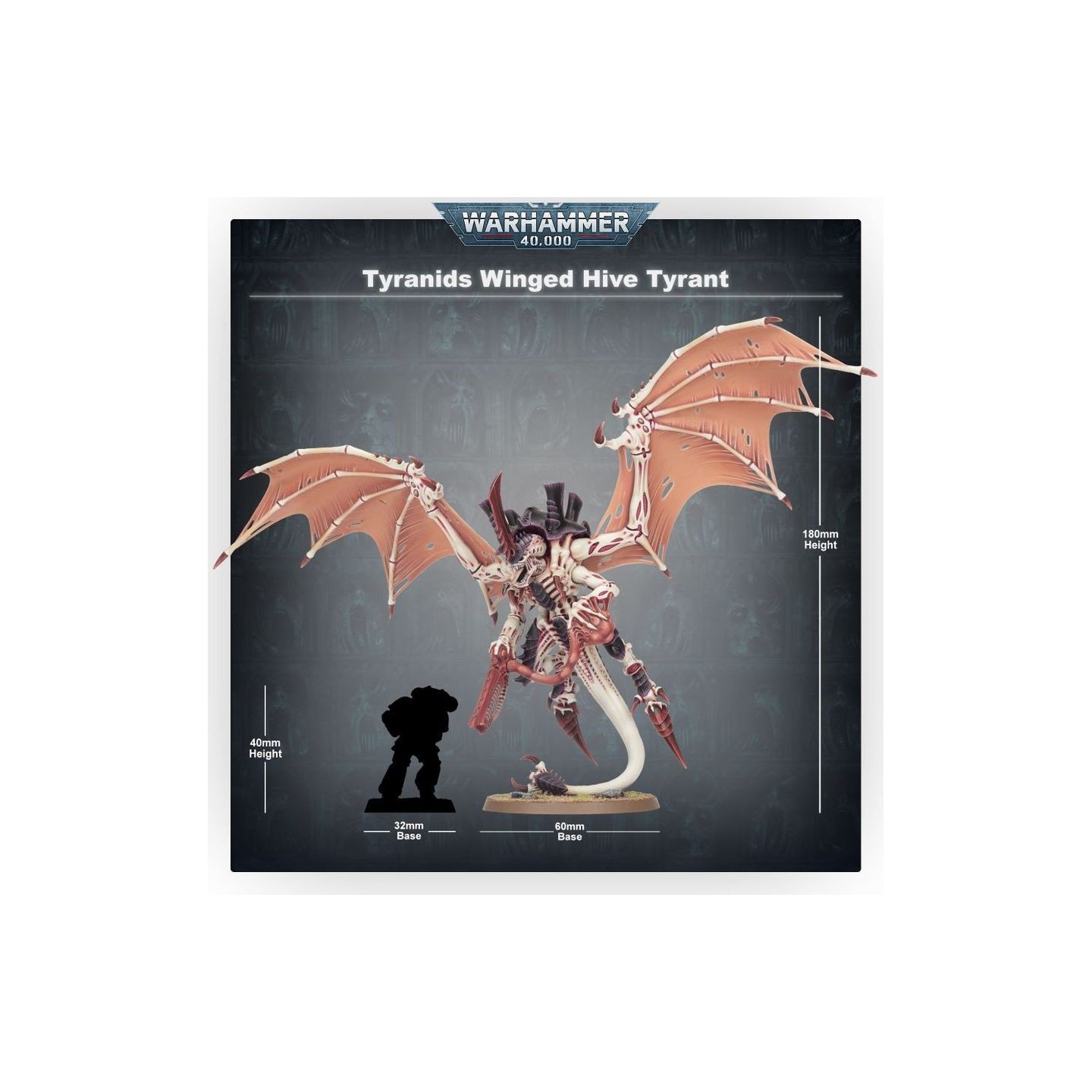 TYRANIDS: WINGED HIVE TYRANT — Buy in Cyprus with Fast Delivery