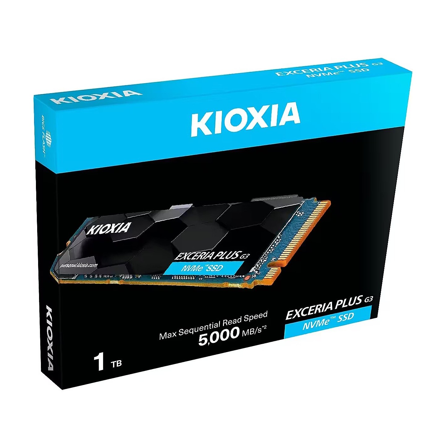KIOXIA EXCERIA PLUS G3 1TB M.2 NVMe SSD - PCIe 4.0 x4 5000 MB/s - LSD10Z001TG8 (Boxed) — Buy in Cyprus with Fast Delivery