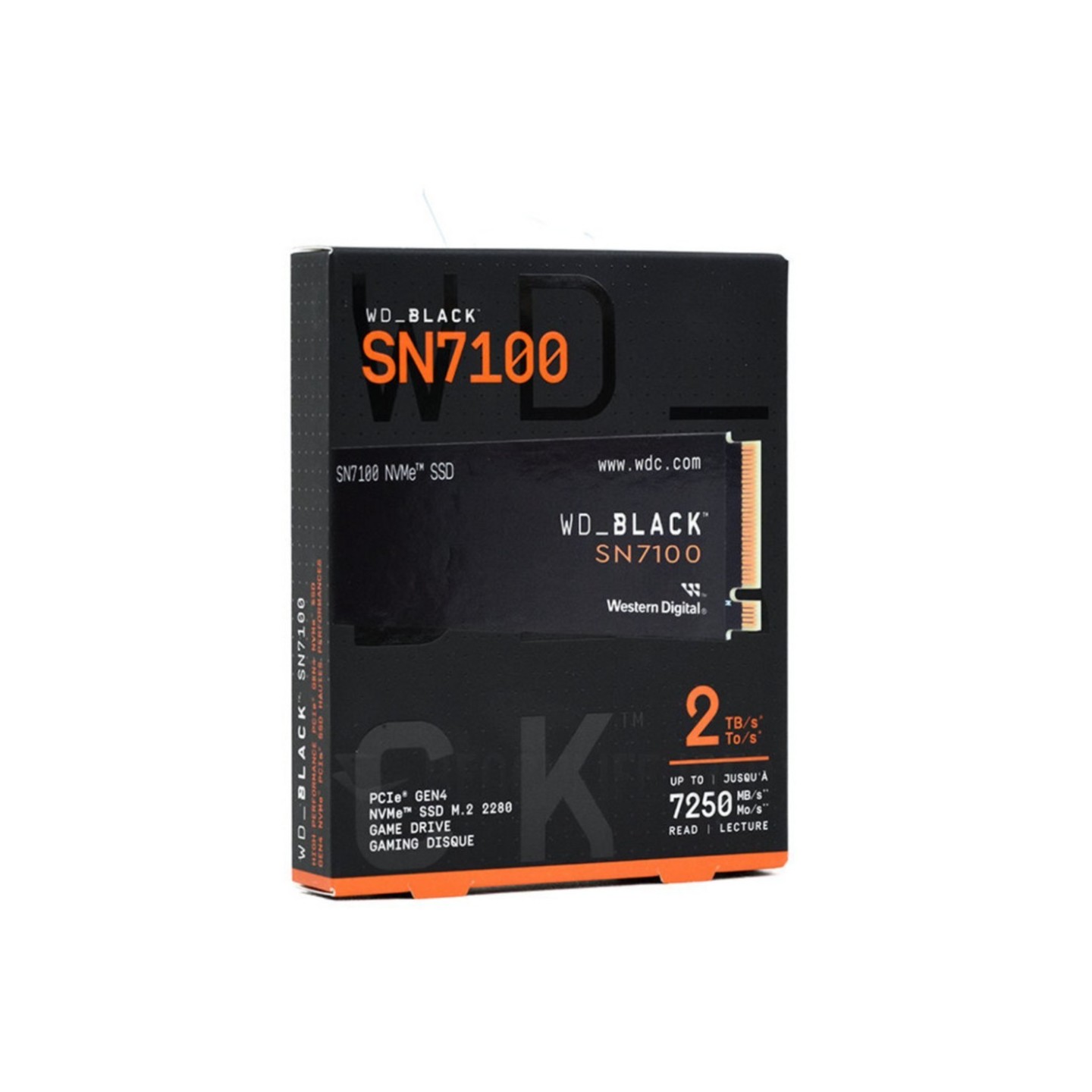 Western Digital Black SN7100 2TB M.2 NVMe SSD - PCIe 4.0 x4 7250 MB/s (Boxed) — Buy in Cyprus with Fast Delivery