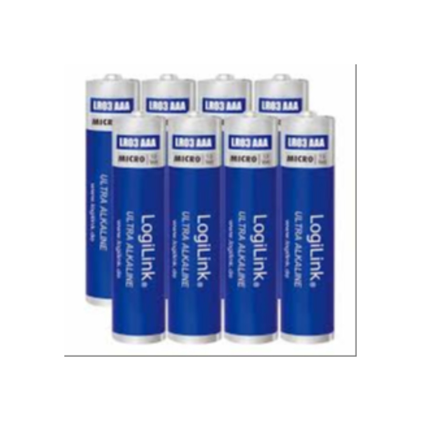LogiLink Ultra Power AAA Alkaline Batteries 8-Pack | LR03F8 — Armenius Store Cyprus