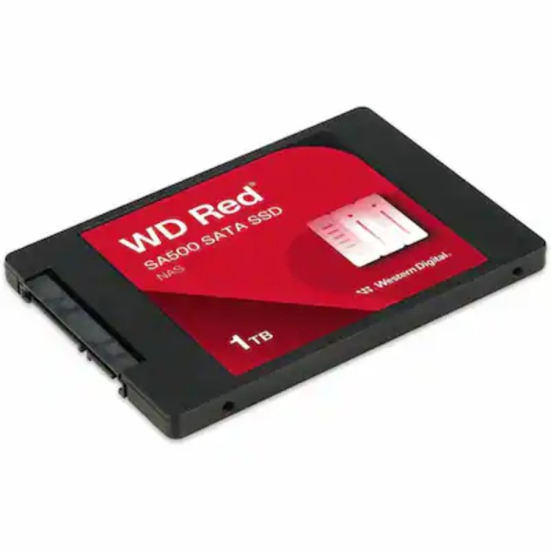 WD Red SA500 1TB SSD - WDS100T1R0A - 2.5in SATA III 6Gb/s, 3D NAND, NAS-Optimized (7mm) (Boxed)