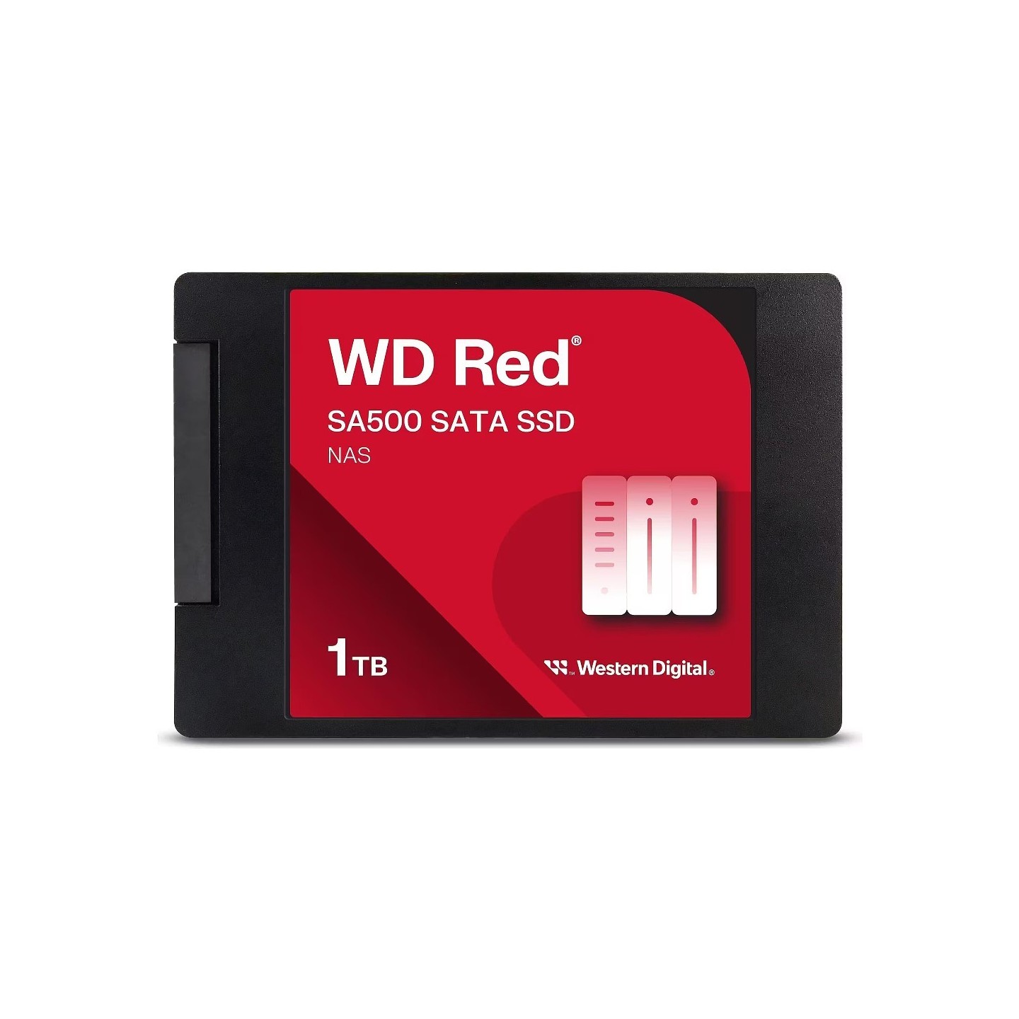 WD Red SA500 1TB SSD - WDS100T1R0A - 2.5in SATA III 6Gb/s, 3D NAND, NAS-Optimized (7mm) (Boxed)